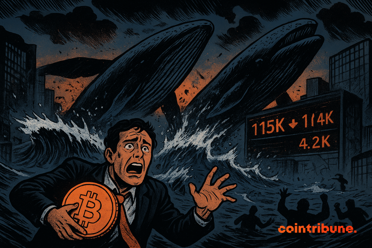 Whales cause a wave of sales: collapse of bitcoins and ethereum
